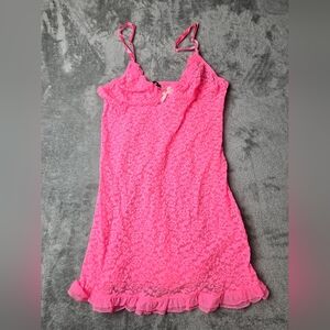 Victoria's Secret Size L Pink Chemise Lingerie